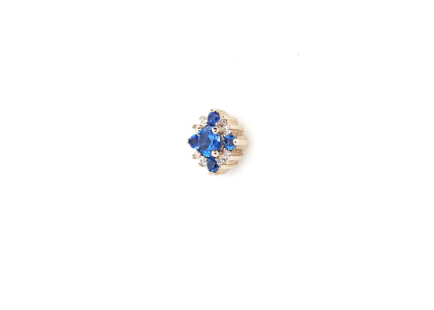 Marianna Sapphire Cubic Zirconia Threadless End