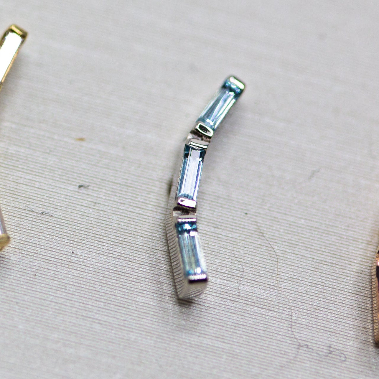 18g/16g BVLA Threaded Trix 3 w/ Genuine Swiss Blue Topaz