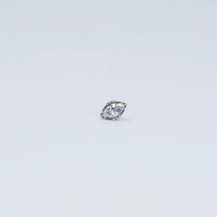 18g Threadless Lindsey w/ Cubic Zirconia