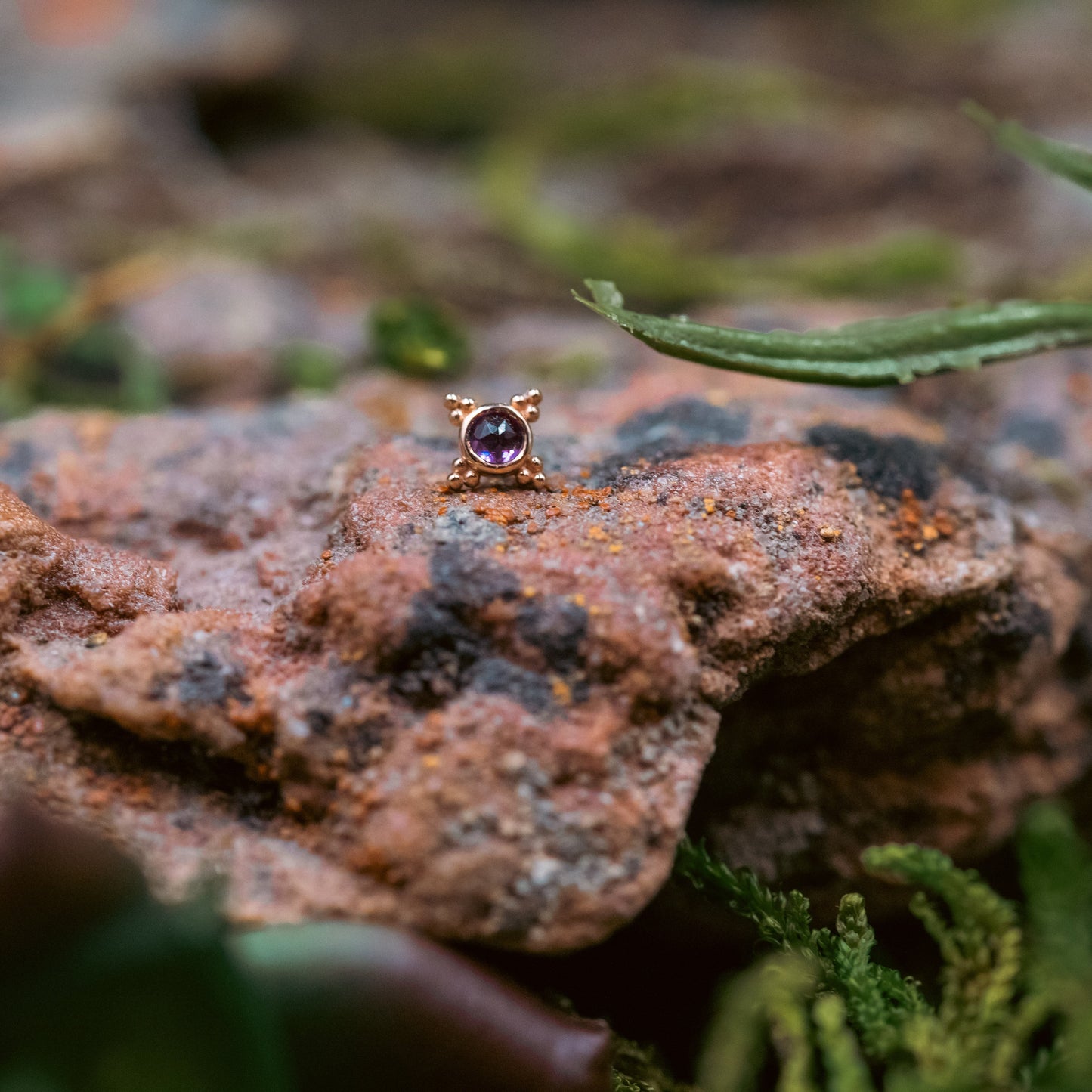 BVLA Mini Kandy with Rose Cut AA Rhodolite