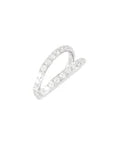 16g 5/16" Titanium Clicker/Hinge Ring Double Row SS w/ Cubic Zirconia
