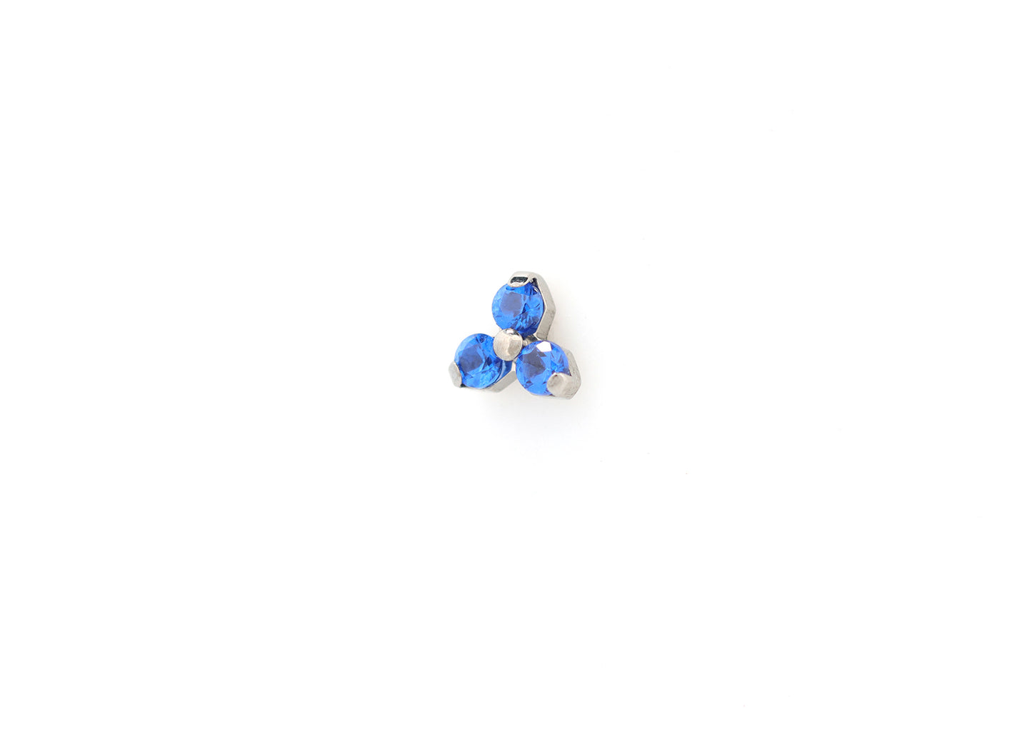 Titanium Sapphire Trinity Threadless End