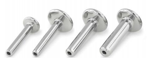 Titanium Threadless Labret Post - Born This Way Body Arts