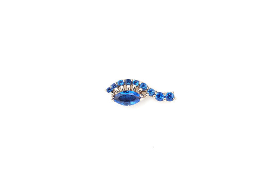 Ninsi Blue Sapphire Cubic Zirconia Threadless End