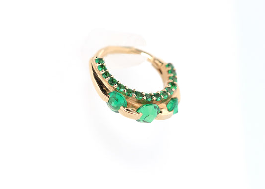 16g Gayana Emerald Cubic Zirconia Clicker