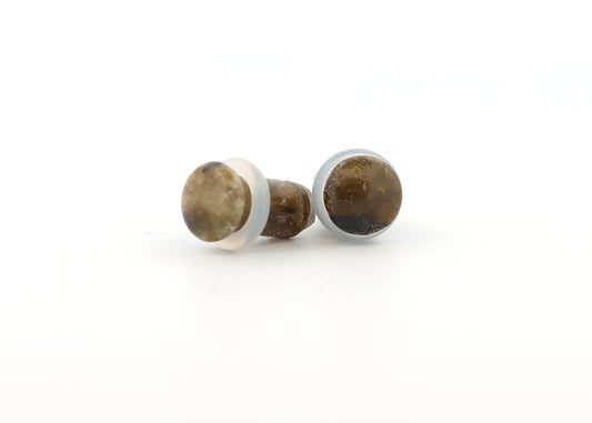 2g Single Flare Labradorite Plugs