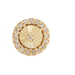 18g Threadless Buddha Jewelry Ascend w/ Genuine Diamonds