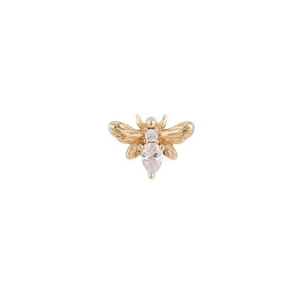 Bee Chic Cubic Zirconia Threadless End