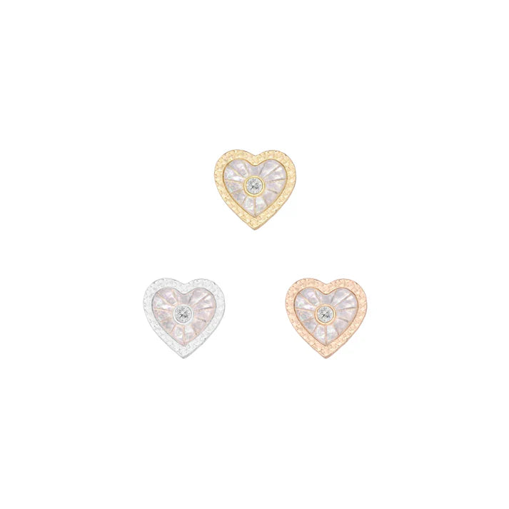 Marbella Mother of Pearl 14K Gold Threadless End for Ear or Nostril