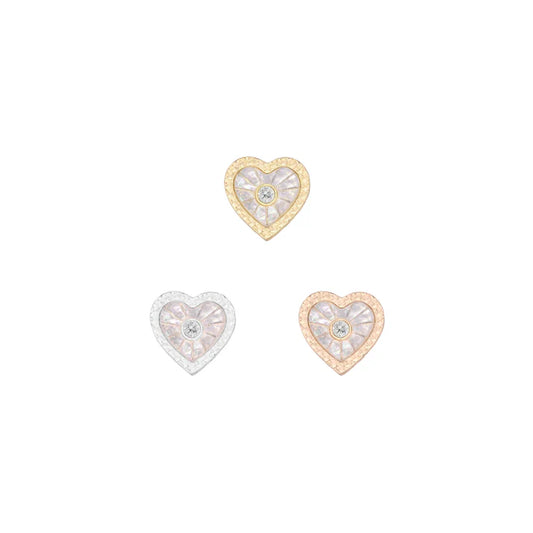 Marbella Mother of Pearl 14K Gold Threadless End for Ear or Nostril