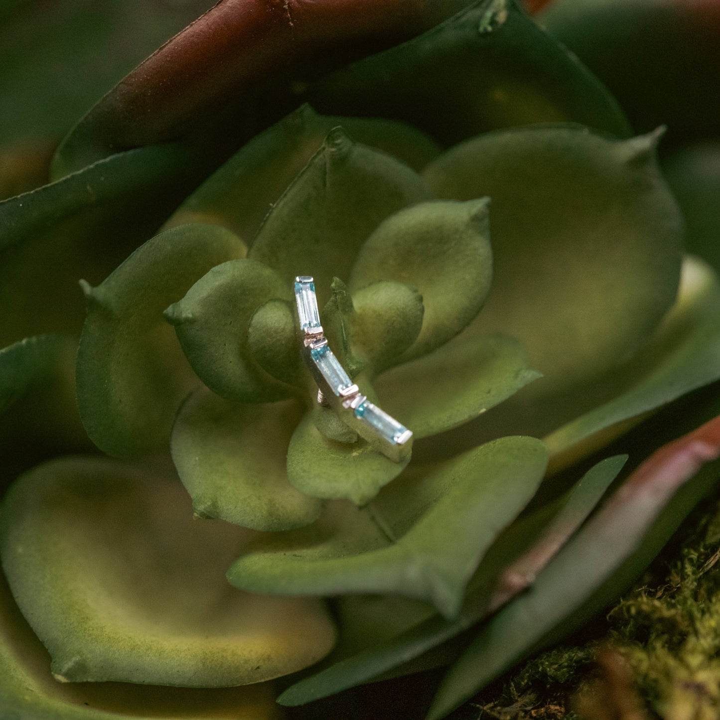 18g/16g BVLA Threaded Trix 3 w/ Genuine Swiss Blue Topaz