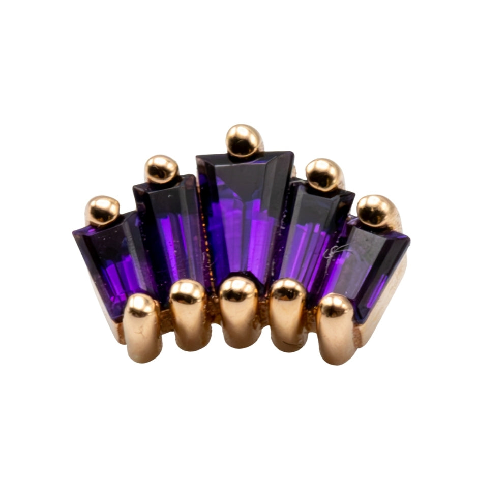 18g/16g BVLA Threaded Mini Ocean 5 w/ Amethyst