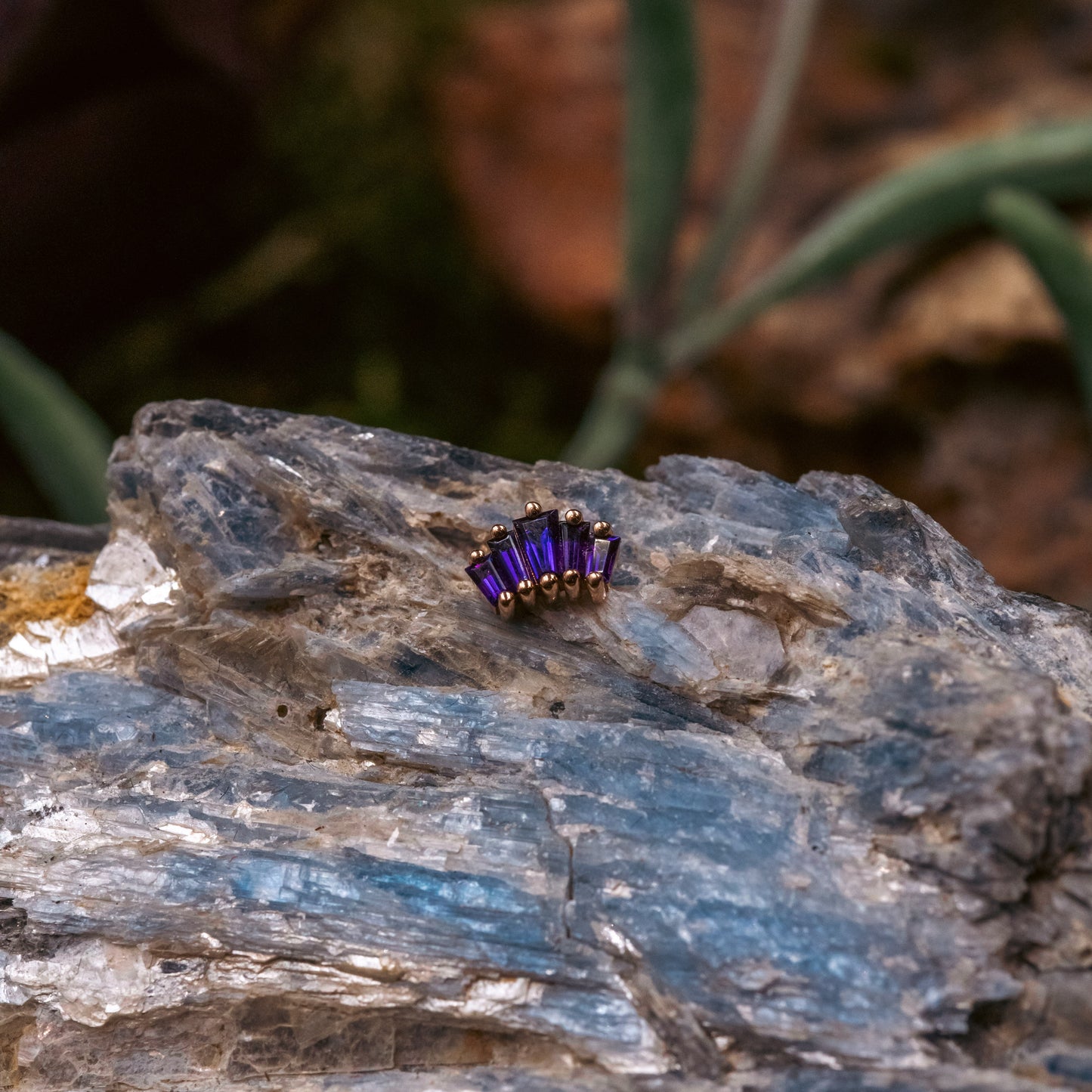 18g/16g BVLA Threaded Mini Ocean 5 w/ Amethyst