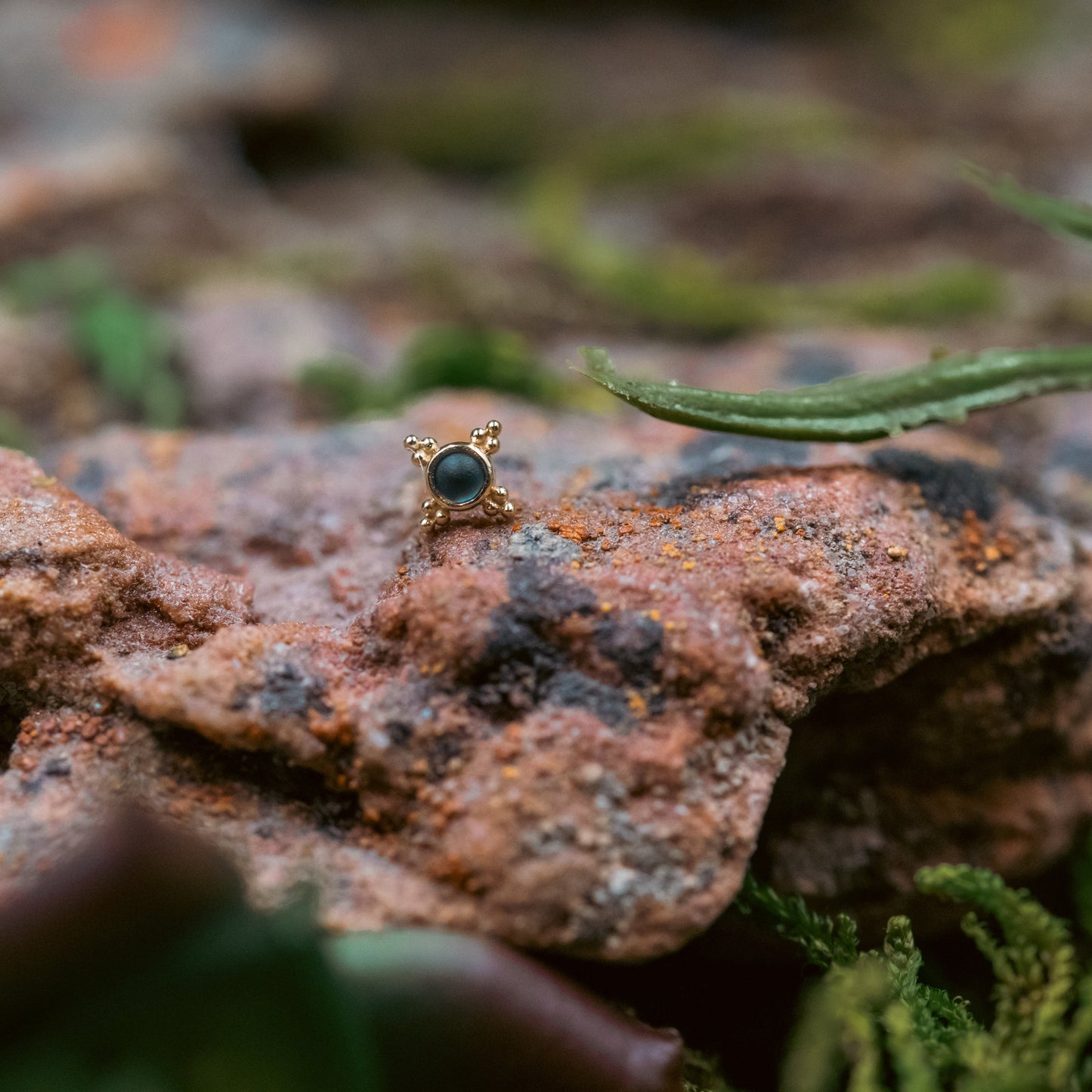 BVLA Mini Kandy with Sandblasted AA Swiss Blue Topaz