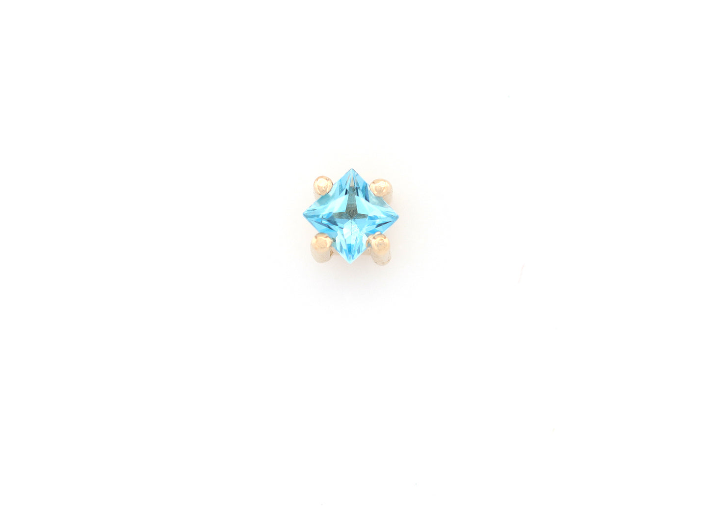 BVLA Princess Prong on Axis Swiss Blue Topaz