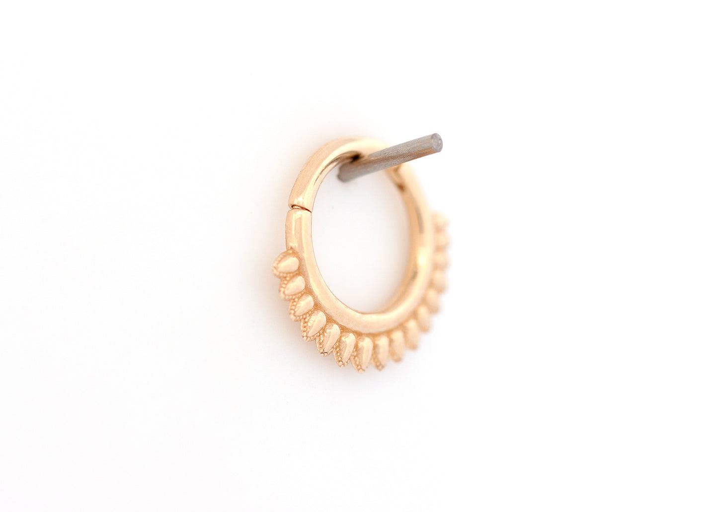 16g Athena Textured Hinge Ring