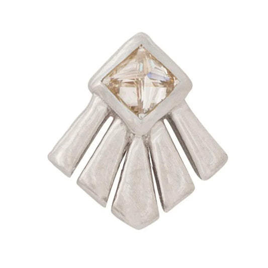 18g Threadless Aurora w/ Diamonds