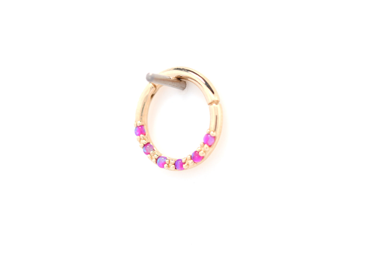16g Purple Opal Hinge Ring