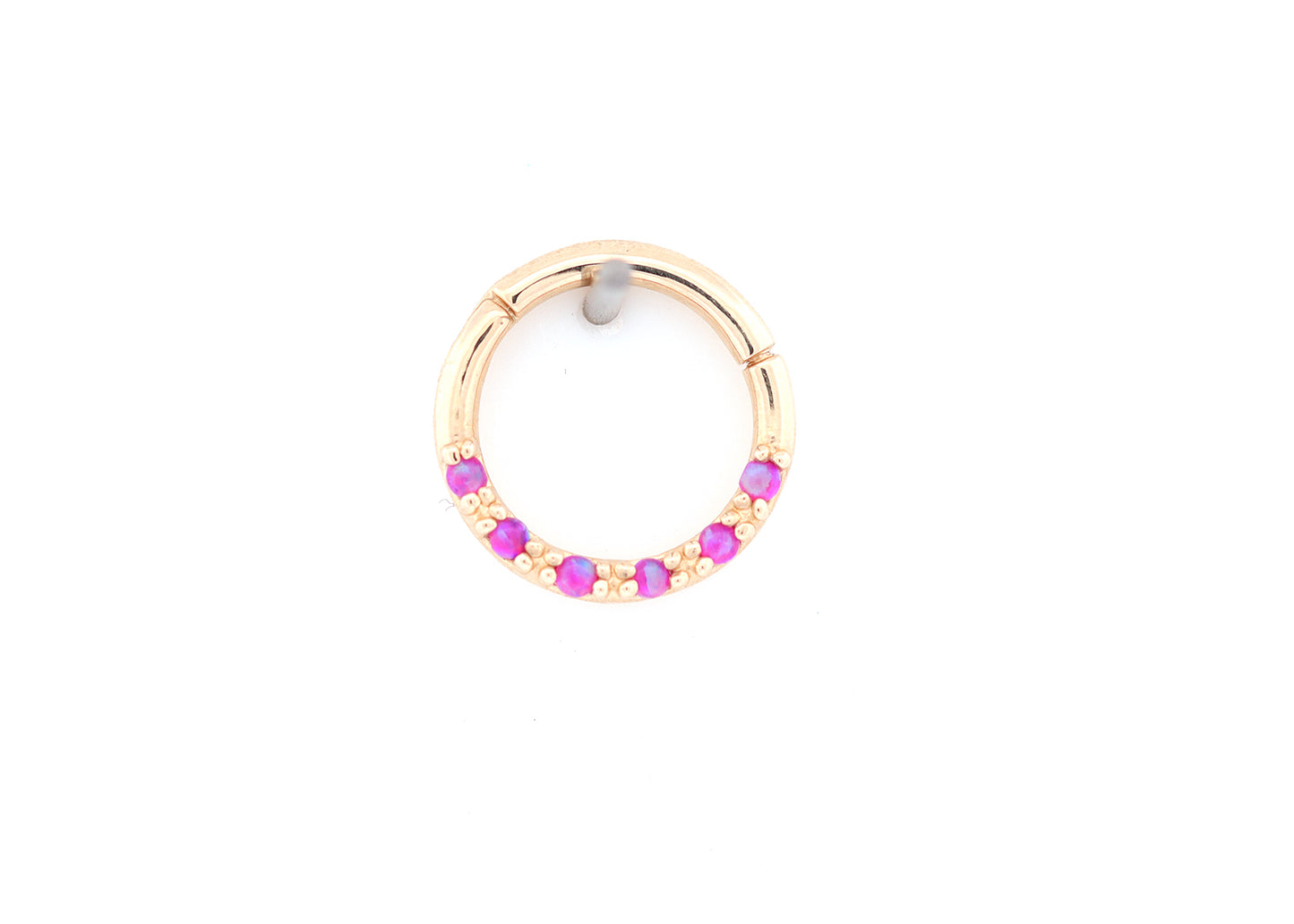 16g Purple Opal Hinge Ring