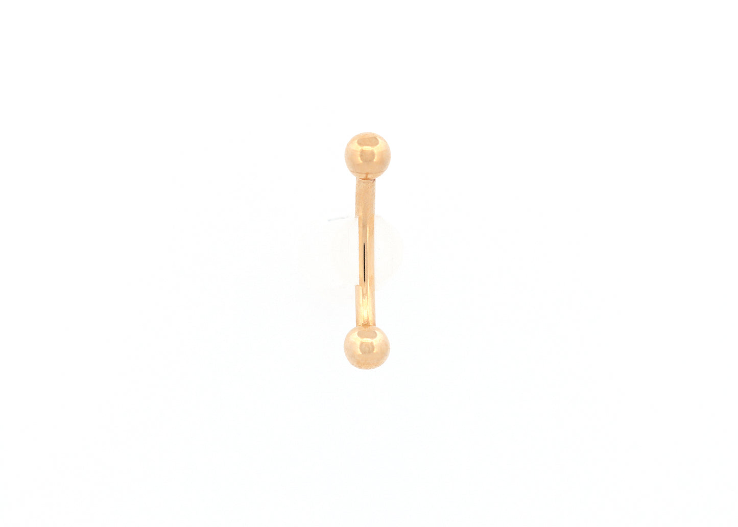 16g 14K Gold Curved Barbell