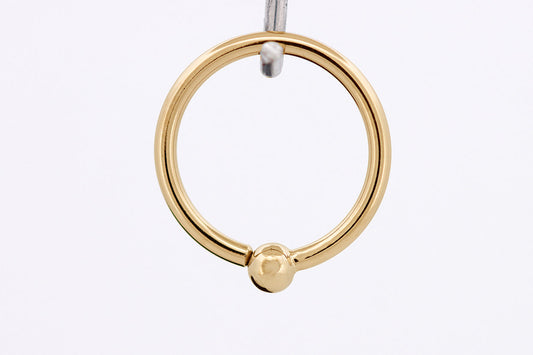 Anillos de cuentas fijas de oro