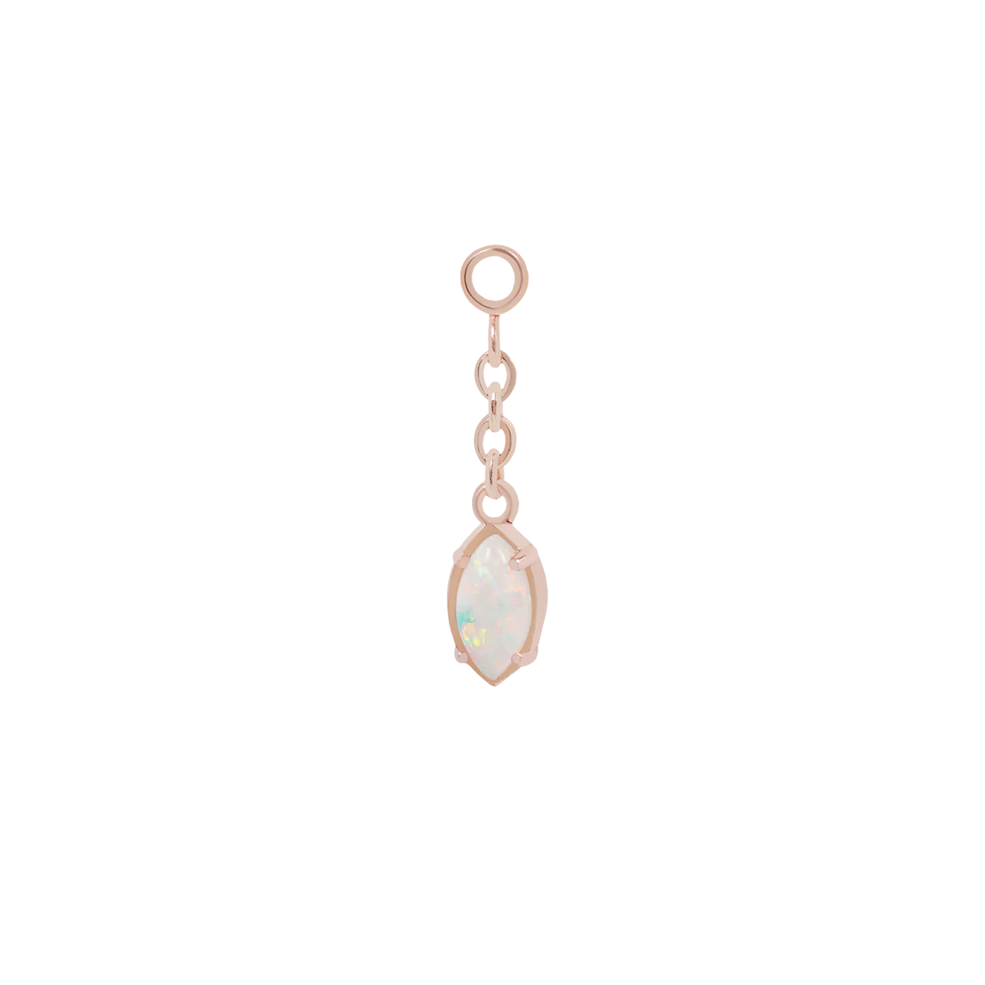 AfterCare Genuine Marquise Cut Opal Charm