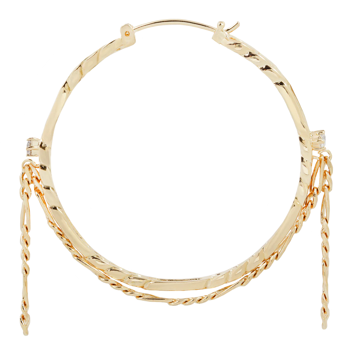 18g Hesher Chain Dangle Earrings