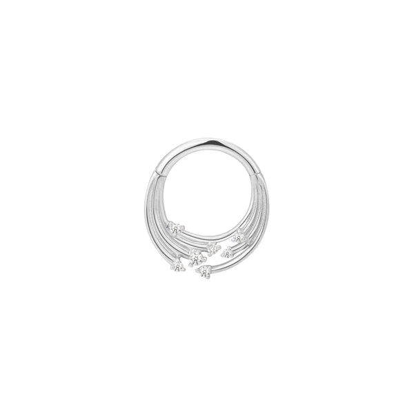 16g Iconic Celestial Cubic Zirconia Hinge Ring